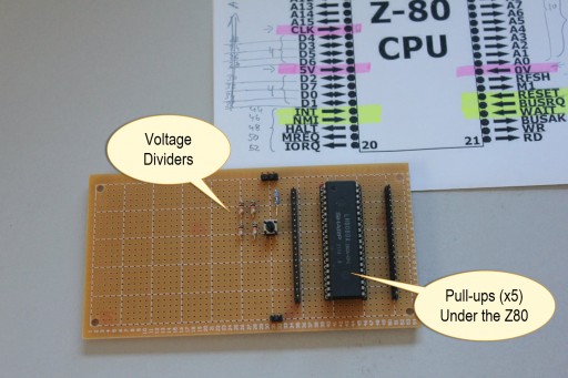 Top side of the Z80 dongle